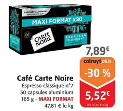 Colruyt Café Carte Noire offre