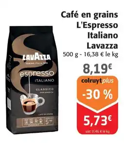 Colruyt Café en grains L'Espresso Italiano Lavazza offre
