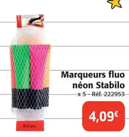 Marqueurs fluo néon Stabilo