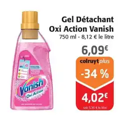 Colruyt Gel Détachant Oxi Action Vanish offre