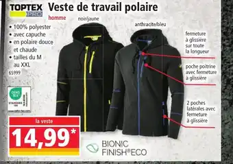 Norma TOPTEX Veste de travail polaire offre