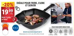 Lidl Poêle à griller en fonte offre