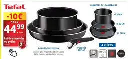Lidl Tefal Lot de casseroles ou poêles offre