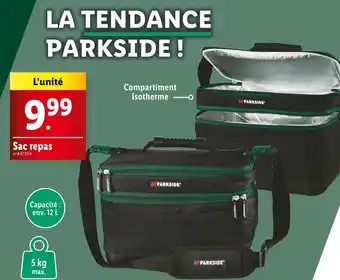 Lidl PARKSIDE Sac repas offre