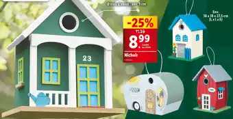 Lidl Zoofari Nichoir offre