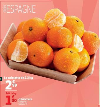 Auchan Clémentines offre