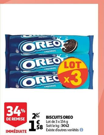 Auchan Oreo biscuits offre