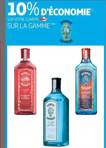 Auchan Bombay bon plan sur la gamme de la marque bombay offre