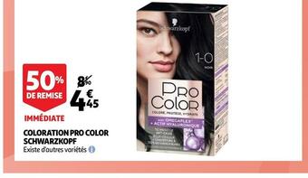 Schwarzkopf coloration pro color