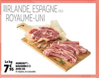 Auchan Agneau : navarin avec os offre