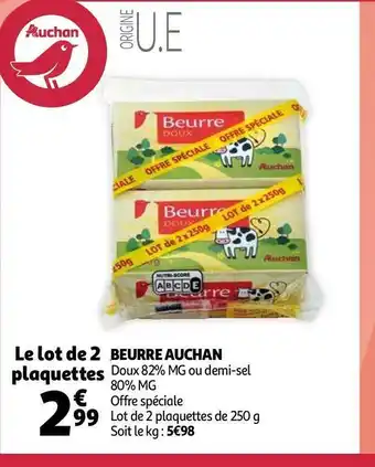 Auchan beurre