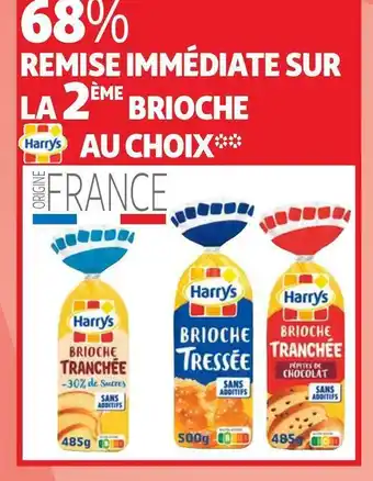 Auchan Harry's bon plan sur la brioche de la marque harry's offre