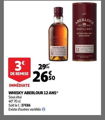 Auchan Aberlour whisky aberlour 12 ans offre