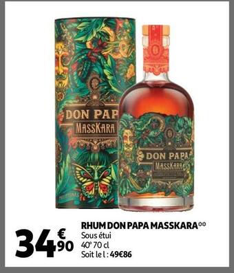 Auchan Don papa rhum masskara offre