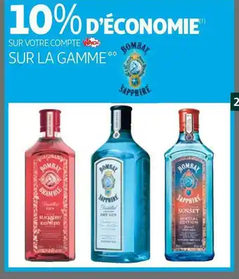 Bombay sapphire bon plan sur la gamme bombay sapphire