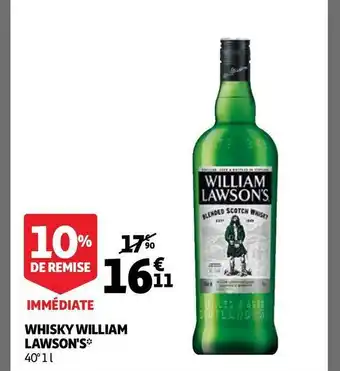 Auchan William lawson's whisky offre