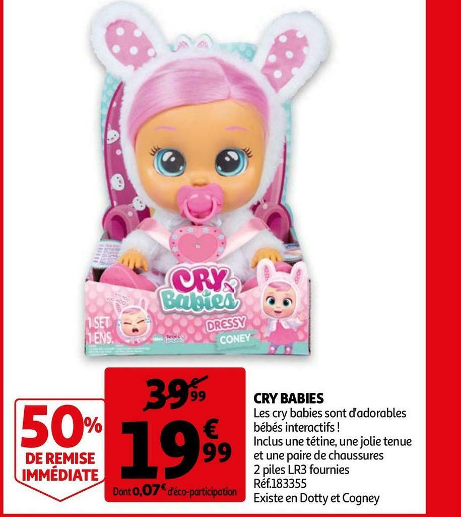 Promo Cry Babies Chez Auchan