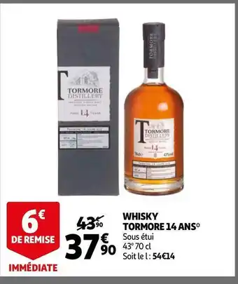Auchan Tormore whisky 14 ans offre