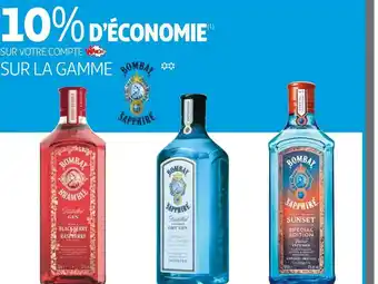 Auchan Bombay sapphire bon plan sur la gamme des produits de la marque bombay saphire offre