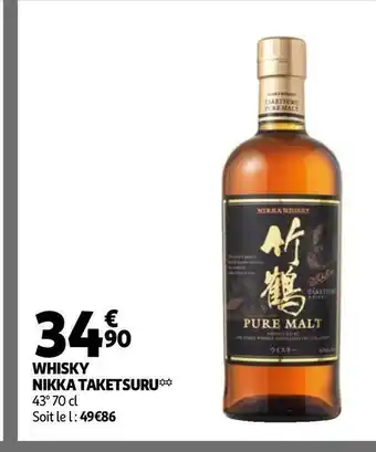Auchan Nikka taketsuru whisky offre
