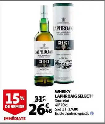 Laphroaig whisky select