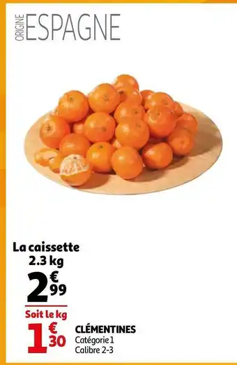 Auchan Clémentines offre