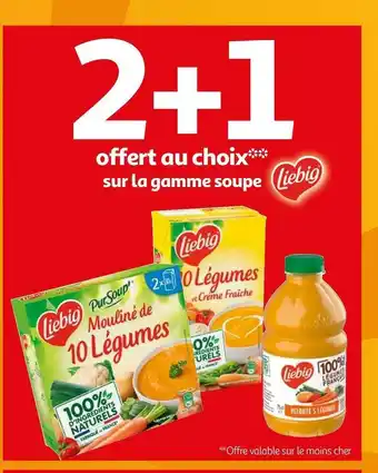 Liebig bon plan sur la gamme soupe liebig