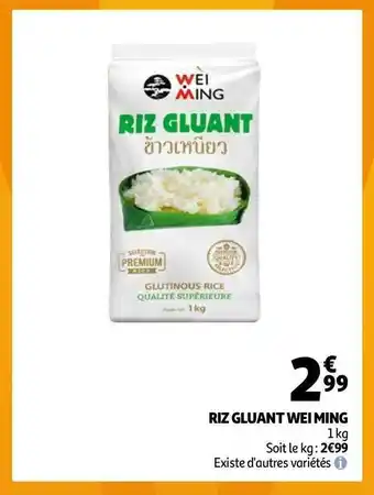 Auchan Ming riz gluant wei offre