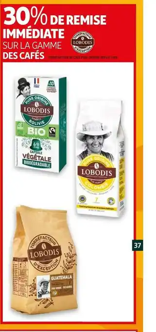 Lobodis bon plan sur la gamme des cafés de la marque lobodis