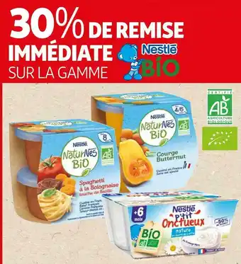 Auchan Nestle bon plan sur la gamme nestle bio offre
