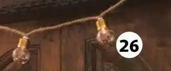 Auchan Guirlande ampoule plastique offre