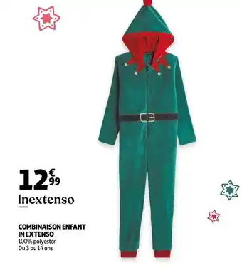 Auchan In extenso combinaison enfant offre