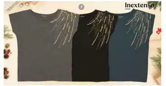 Auchan In extenso tee-shirt à sequins femme offre