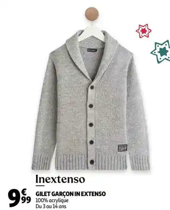 Auchan In extenso gilet garçon offre