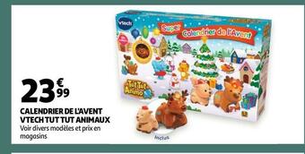 Auchan Calendrier de l'avent vtech tut tut animaux offre