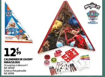 Auchan Miraculous calendrier de l'avent offre