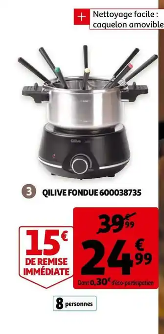 Auchan Qilive qilive fondue 600038735 offre