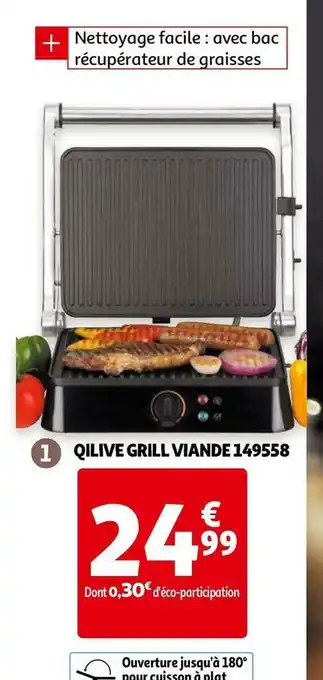 Auchan Qilive qilive grill viande 149558 offre