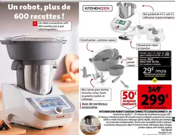 Auchan Kitchencook kitchencook robot cuiseur connecté cuisioxconnect+ 24 offre
