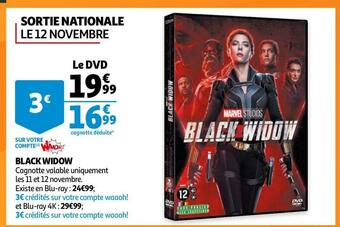 Auchan Black widow offre