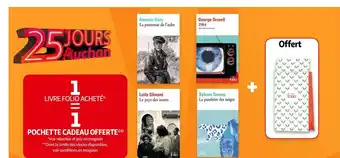 Auchan Bon plan sur le livre offre