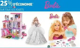 Promo Barbie bon plan sur tous les jouets barbie chez Auchan