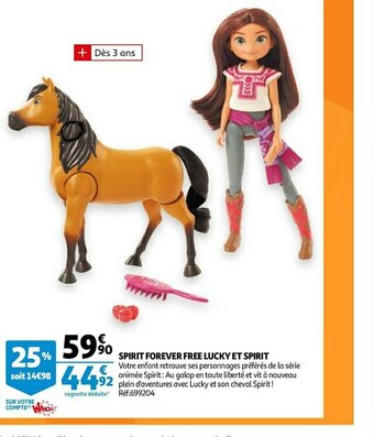 Auchan Spirit forever free lucky et spirit offre