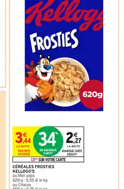 Intermarché Express KELLOGG'S Cereales frosties offre