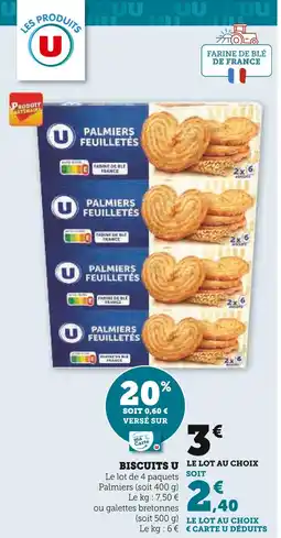 U Express U BISCUITS offre
