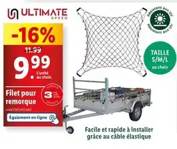 ULTIMATE SPEED Filet pour remorque