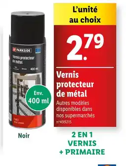 Lidl PARKSIDE Vernis protecteur de métal offre