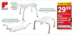RIDDER Siège, marchepied ou tabouret de bain
