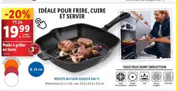 Lidl LIVARNO home Poêle à griller en fonte offre