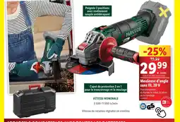 PARKSIDE Meuleuse d’angle sans fil, 20 V